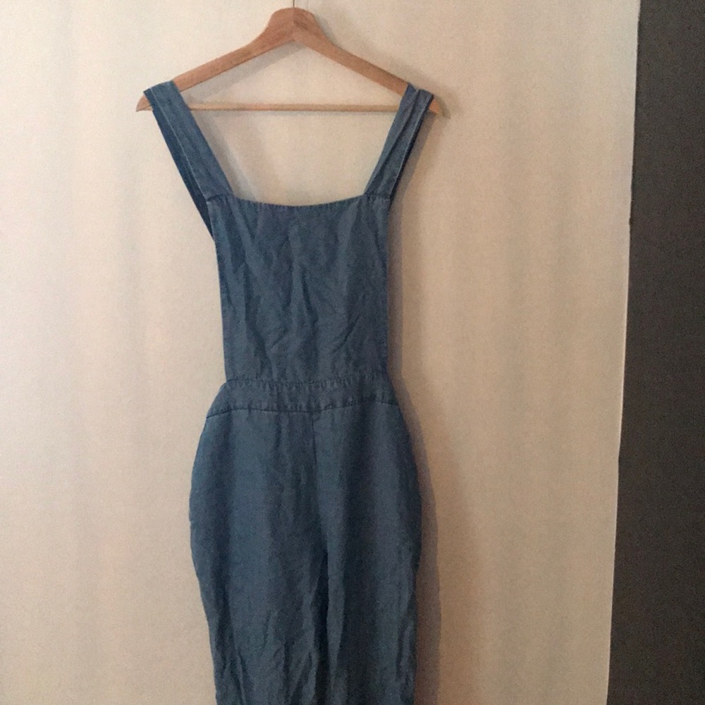 Bb Dakota cross back denim overalls